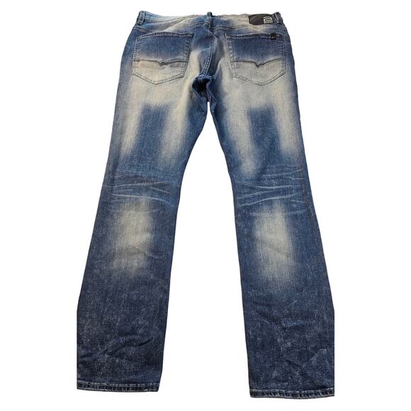 Buffalo D Bitton Max-X Super Skinny Stretch Jeans 36x32 ultra fade thick stitch - Picture 8 of 8